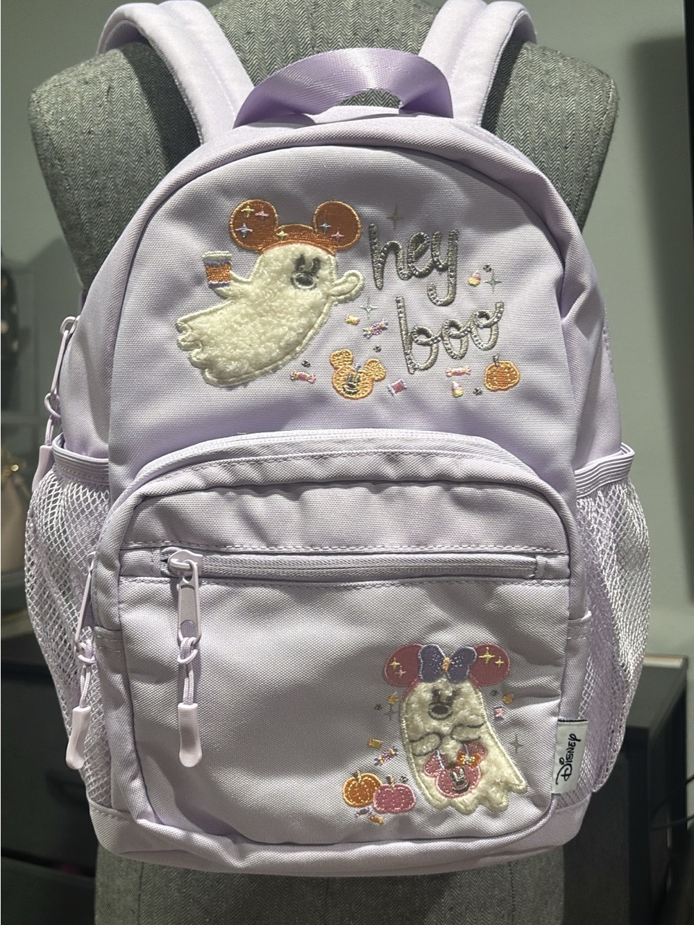 Disneyland Minnie Mouse "Boo" Halloween Mini Backpack - 2026 Collection!! NWT